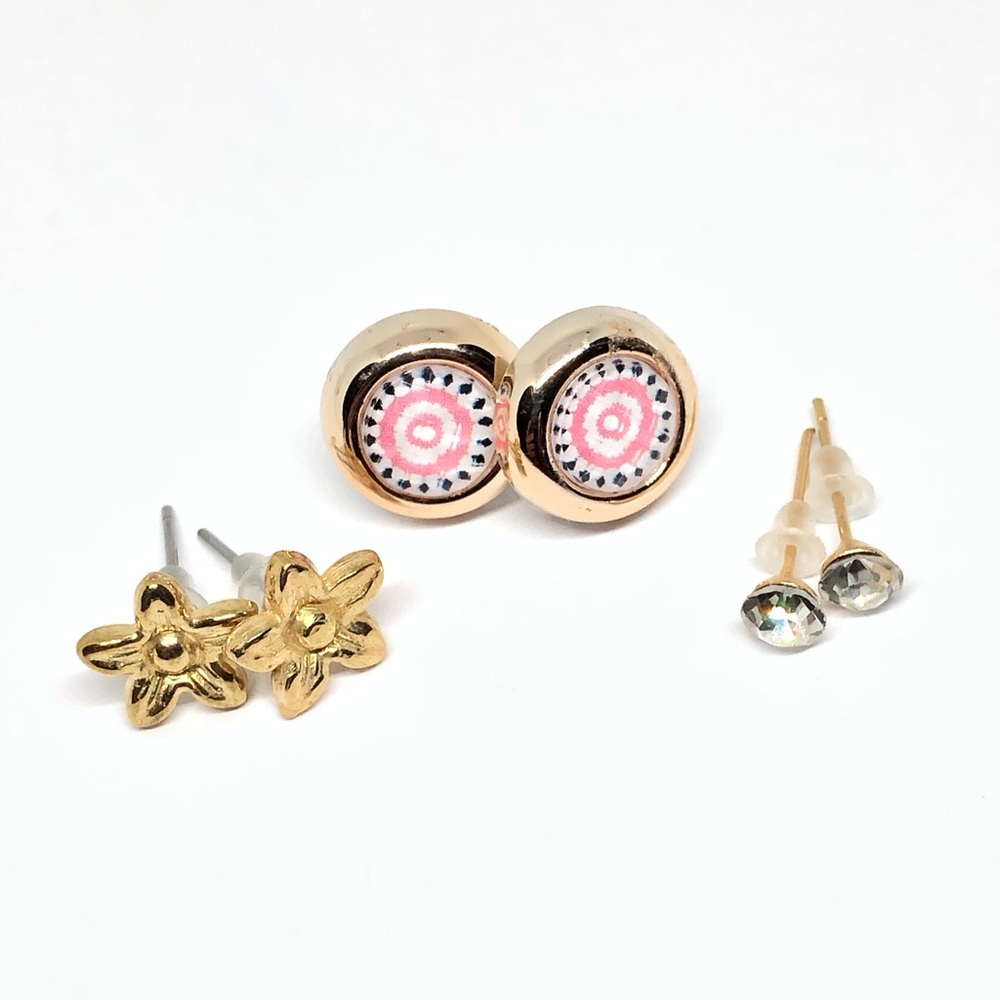 🔘5 For 25$ 3 pc Girls Earrings